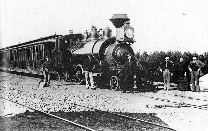 Park-and-Ocean-Railroad-steam-railroad,-near-roundhouse-at-Frederick,-now-Kezar c-1880s Charles-Smallwood-collection.jpg