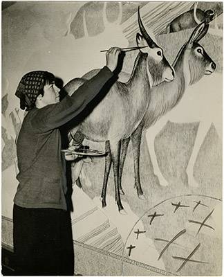 May 13 1937 Dorothy Puccinelli, San Francisco artist MOR-0744.jpg