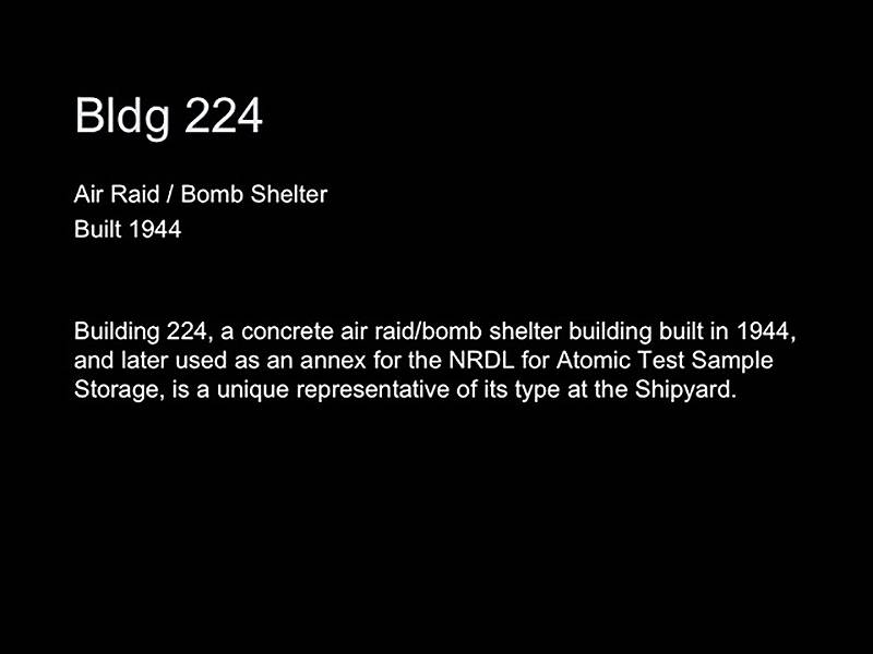 Bldg 224 air raid bomb shelter explanatory slide.jpg