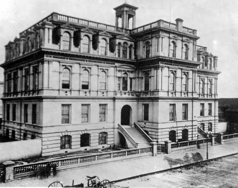 Lincoln School on 5th near Market Thomas P Woodward collection courtesy Society of California Pioneers.jpg