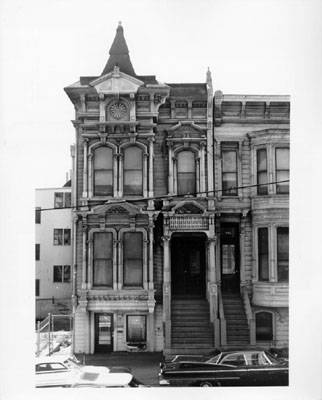 1737 Webster Street, c. 1974; Photo: San Francisco History Center, SF Public Library