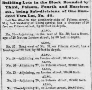 Daily Alta California March 15, 1857 Louise Street.jpg