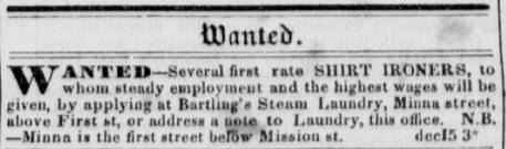 Daily Alta California December 15, 1850, Vol. 2, No. 6 Minna Street.jpg