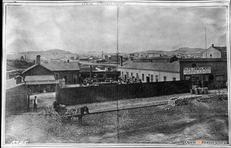 File:16th near Mission circa 1869 Pacific Chemical Works view south towards Bernal wnp36.03624.jpg