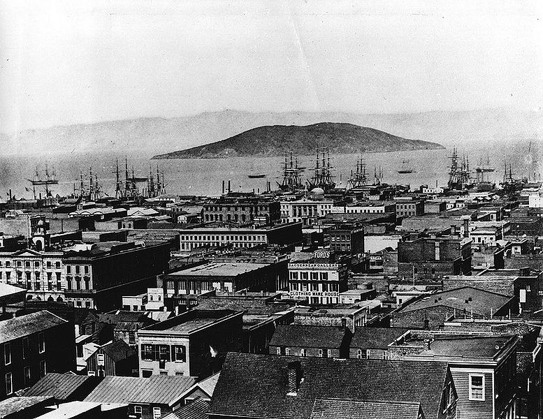 File:Downtown-SF-1860s-w-Yerba-Buena-Island-and-sailing-masts-courtesy-Jimmie-Shein.jpg