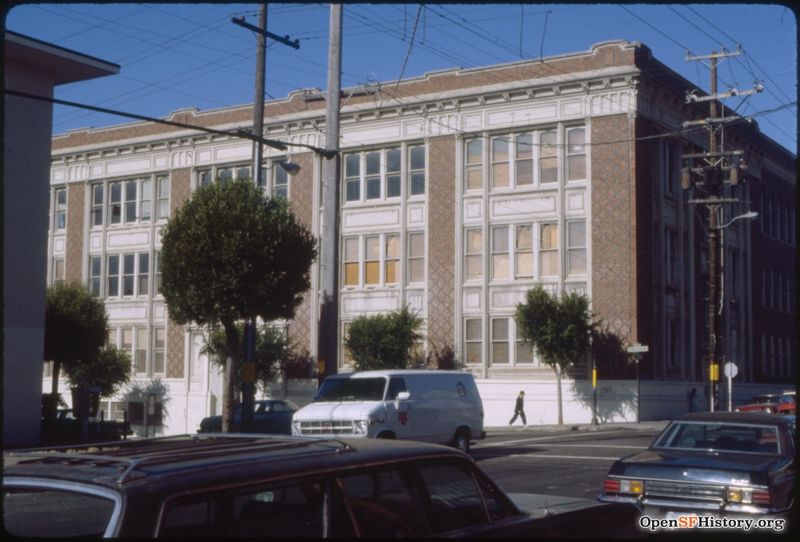 Cogswell College, 3000 Folsom St., During demolition, Cogswell College, Folsom and 26th St wnp32.3387.jpg