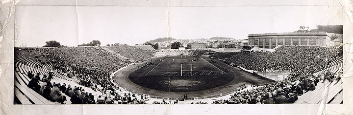 Football game at Kezar feb 20 1948 AAC-5219.jpg