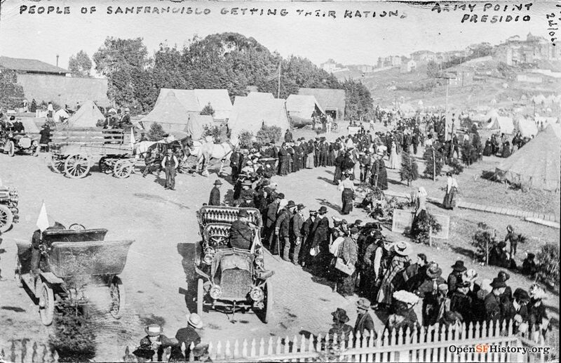 Presidio 1906 Army Point Presidio people getting rations opensfhistory wnp37.01469.jpg