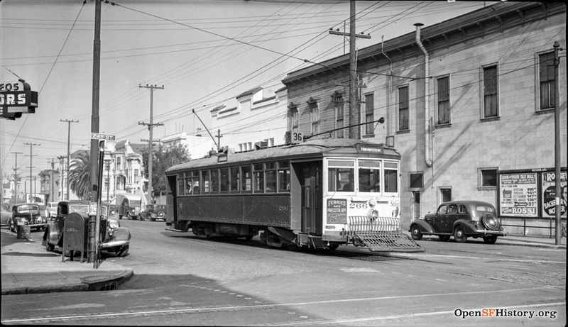 File:C Nov 1939 View northeast to MSRy 266 36-Line on Folsom Street. Ad for film at Roosevelt (later York) Theater wnp14.10012.jpg