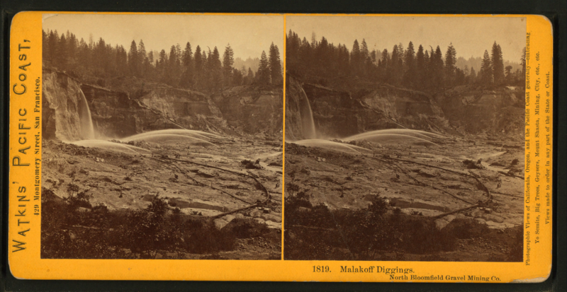 File:1280px-Malakoff Diggings, North Bloomfield Gravel Mining, by Watkins, Carleton E., 1829-1916 3.png